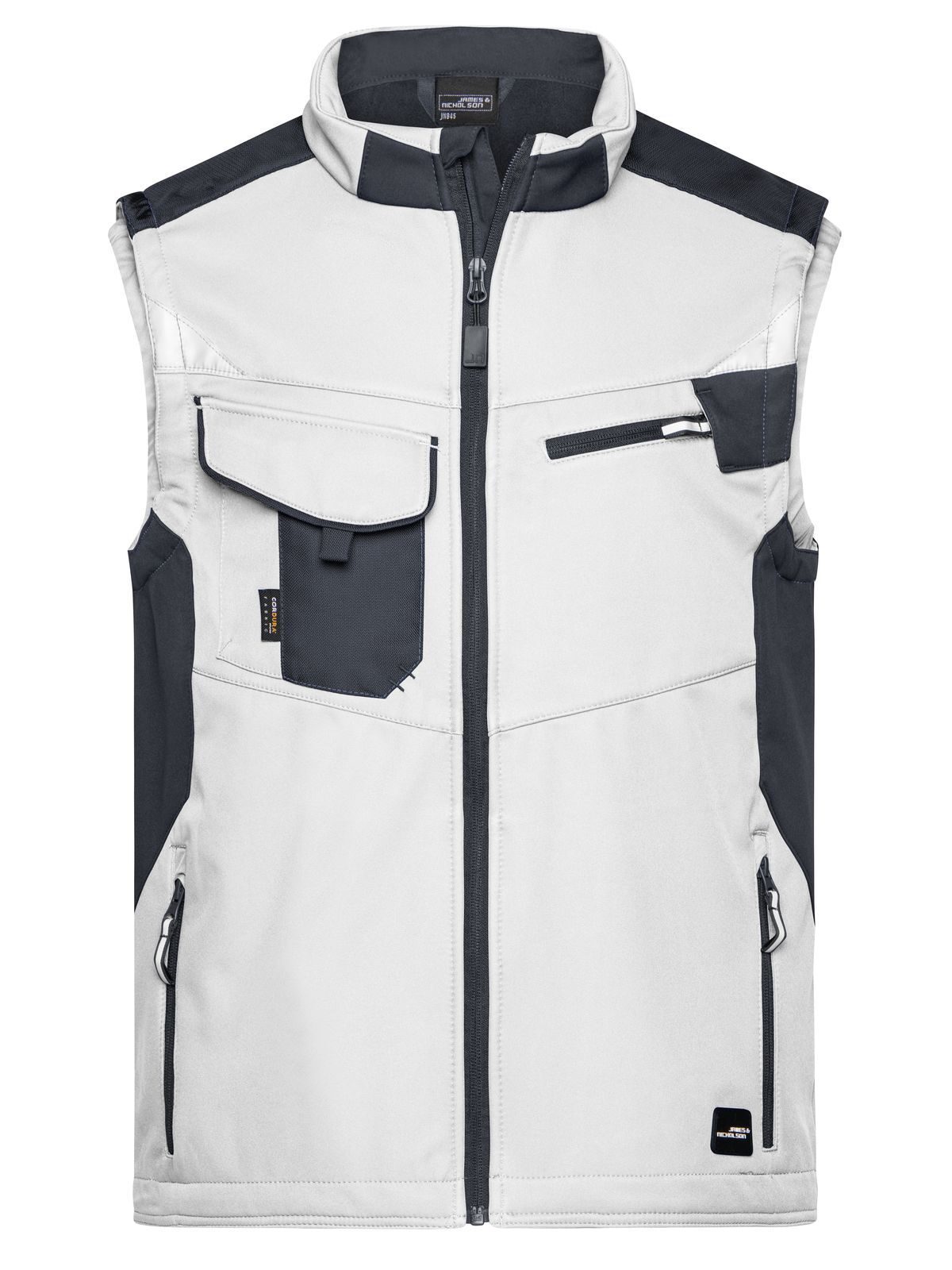 Colete Softshell para Trabalho -RESISTENTE- - WHCB - CARBONO BRANCO