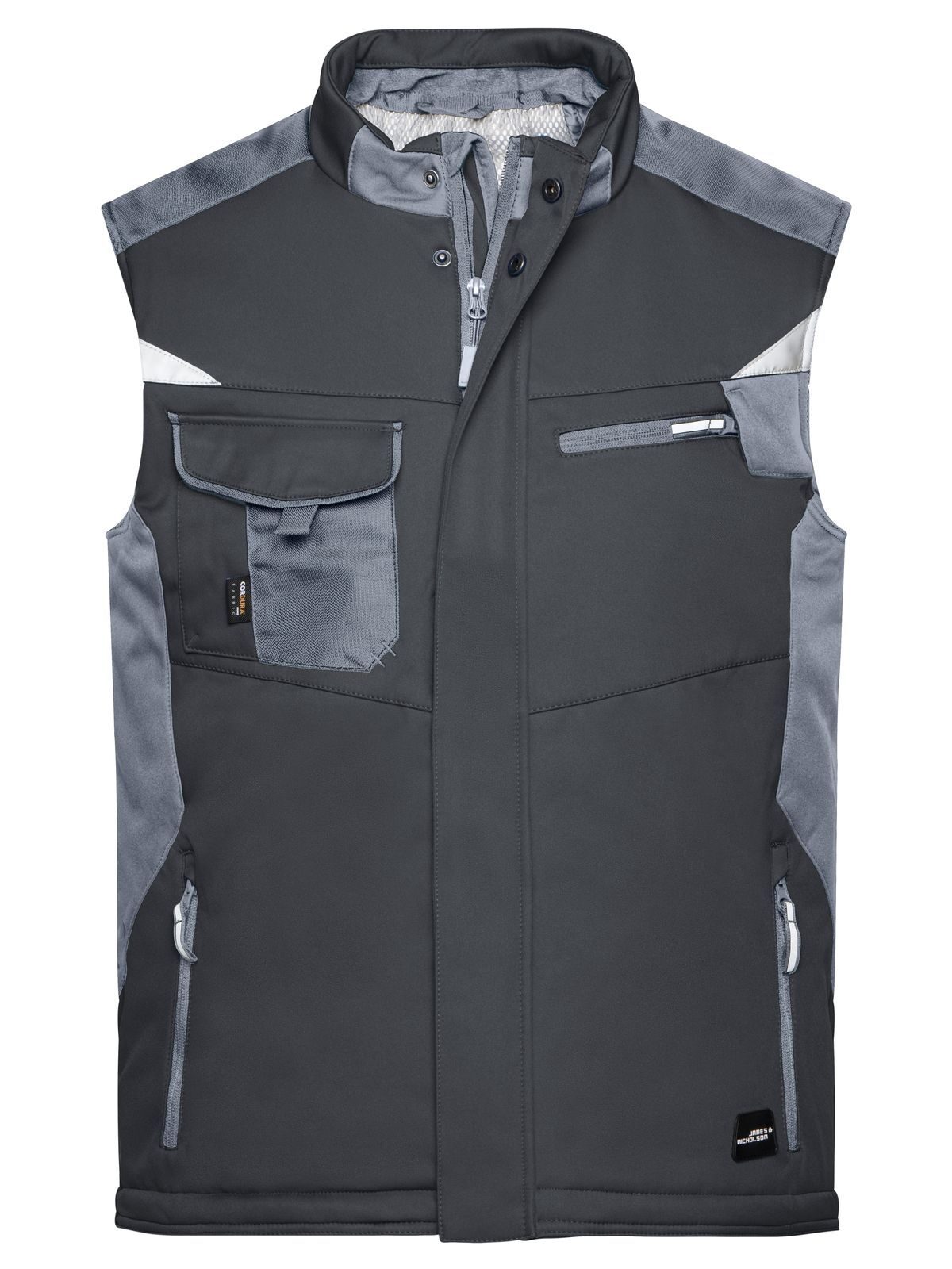 Colete Softshell Craftsmen -RESISTENTE- - BLCB - CARBONO NEGRO