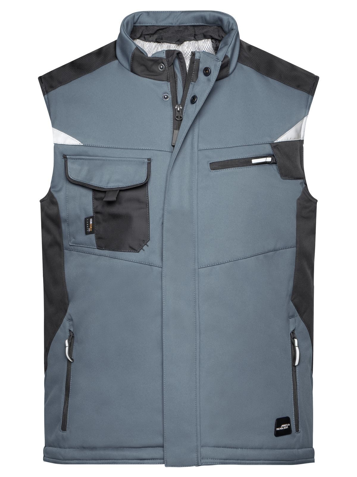 Colete Softshell Craftsmen -RESISTENTE- - CBBL - NEGRO-FUMBO