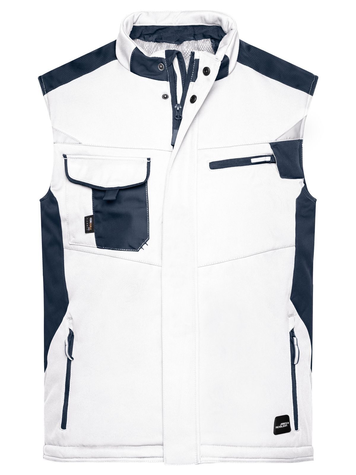 Colete Softshell Craftsmen -RESISTENTE- - WHCB - CARBONO BRANCO