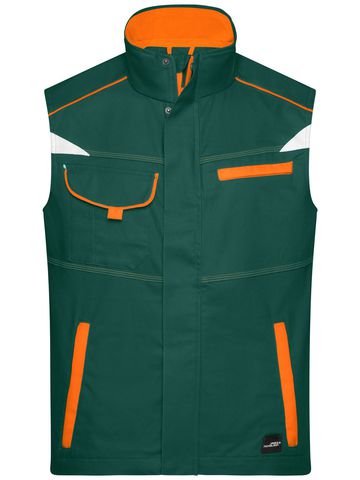 Colete de trabalho - Nível 2 - DGROR - VERDE-ESCURO-LARANJA