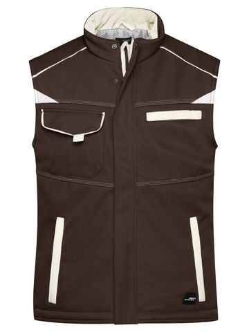 Colete acolchoado Softshell para trabalho - Nível 2 - BRSTO - BROWN-STONE