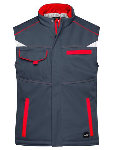 Colete acolchoado Softshell para trabalho - Nível 2 - CBRD - VERMELHO CARBONO