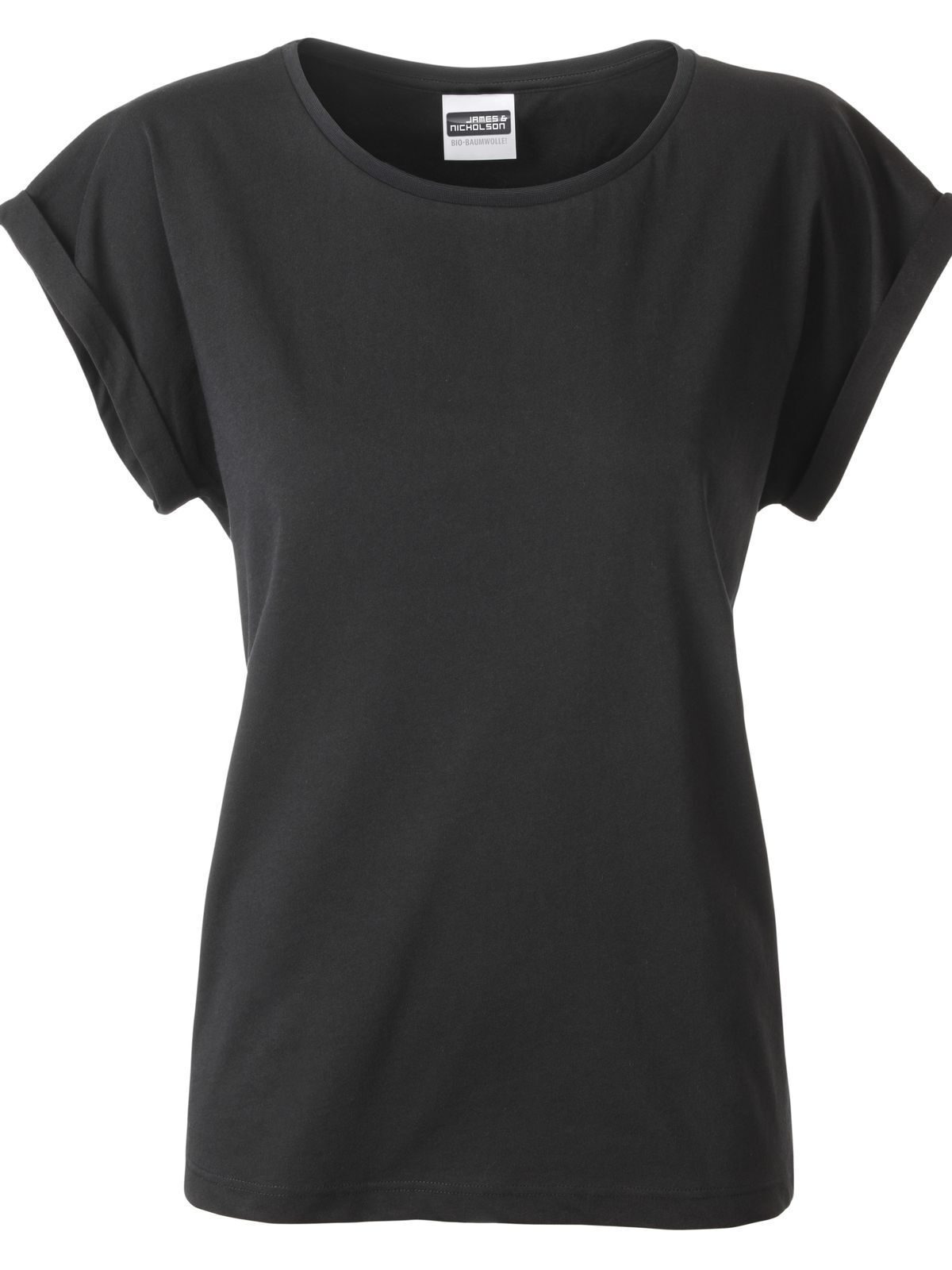 Camiseta casual feminina - BL - Preto