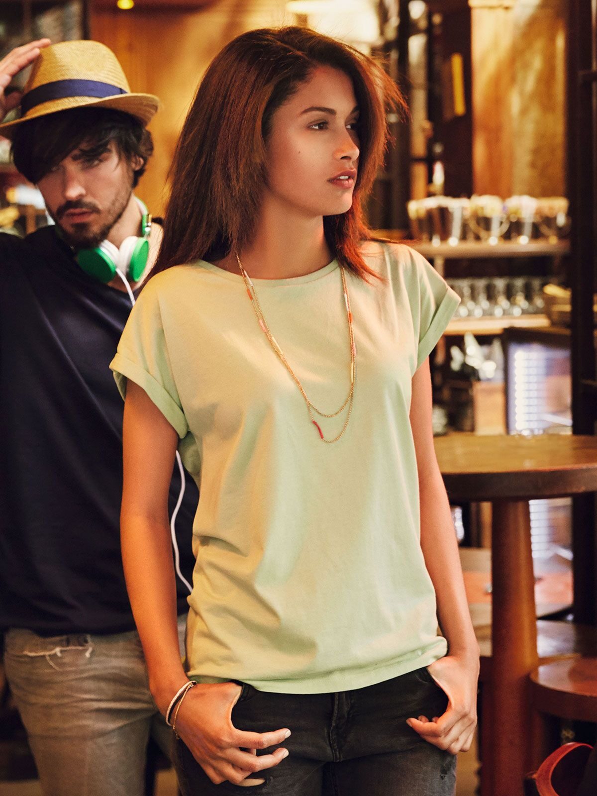 Camiseta casual feminina