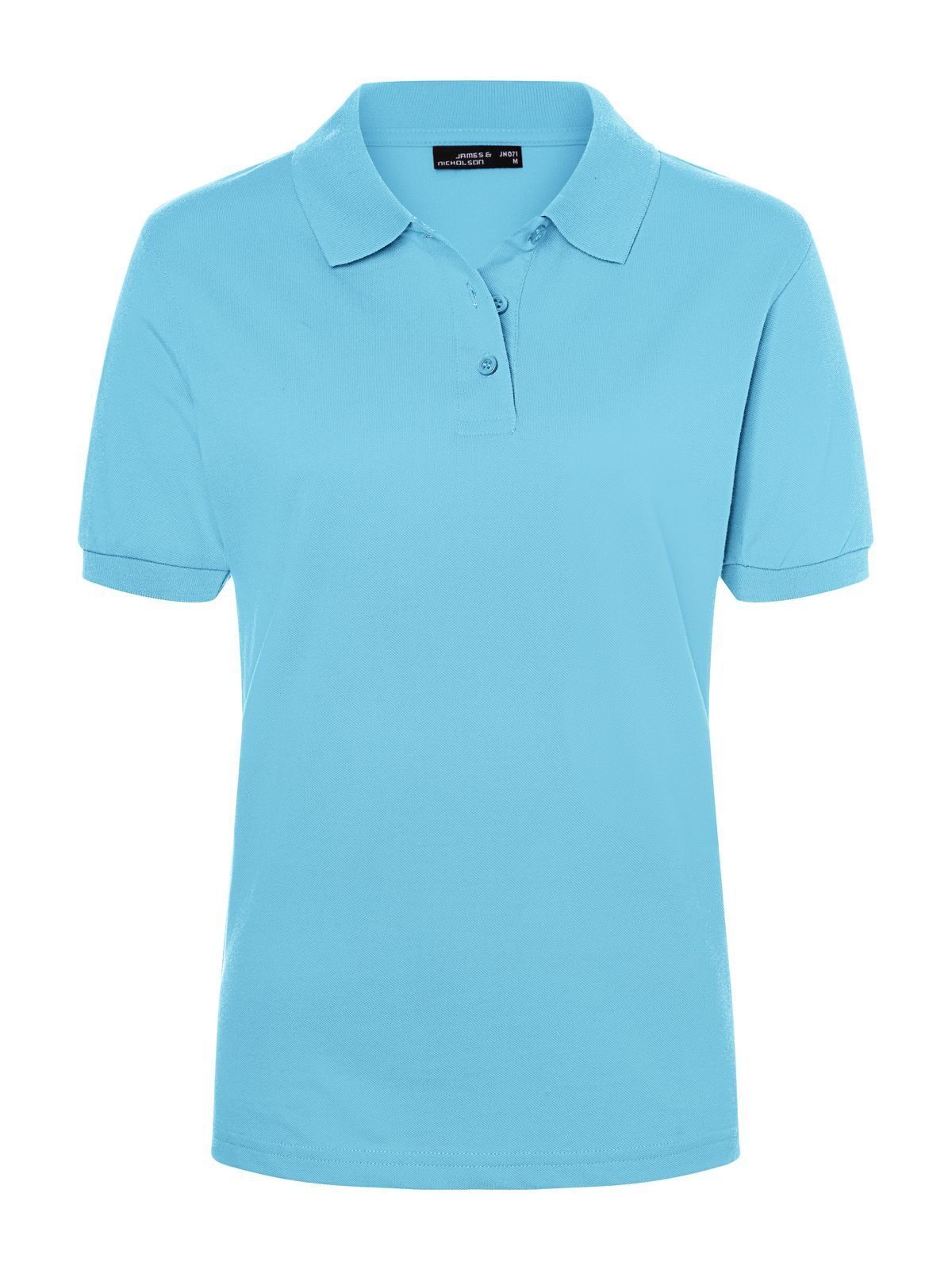 Polo Clássico Feminino - AZUL CELESTE