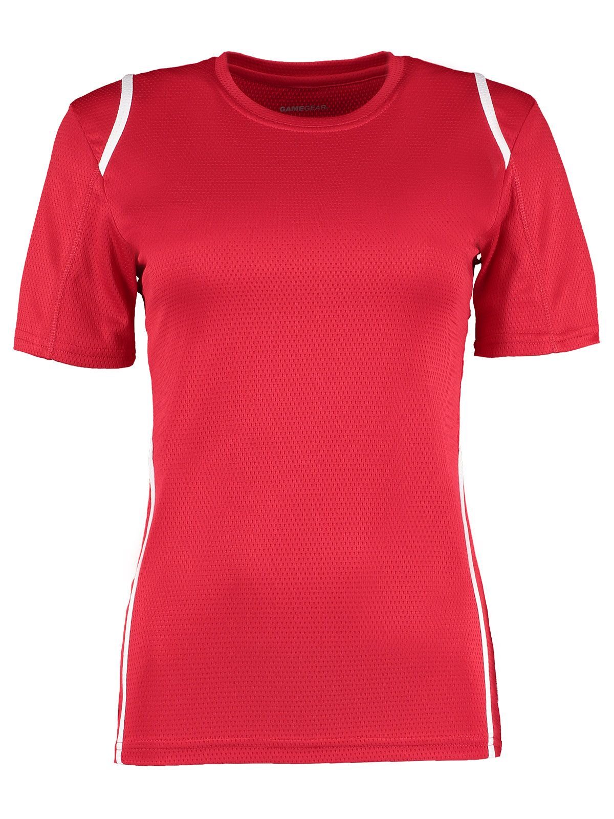 Camiseta feminina Cooltex - VERMELHO-BRANCO - Vermelho/Branco