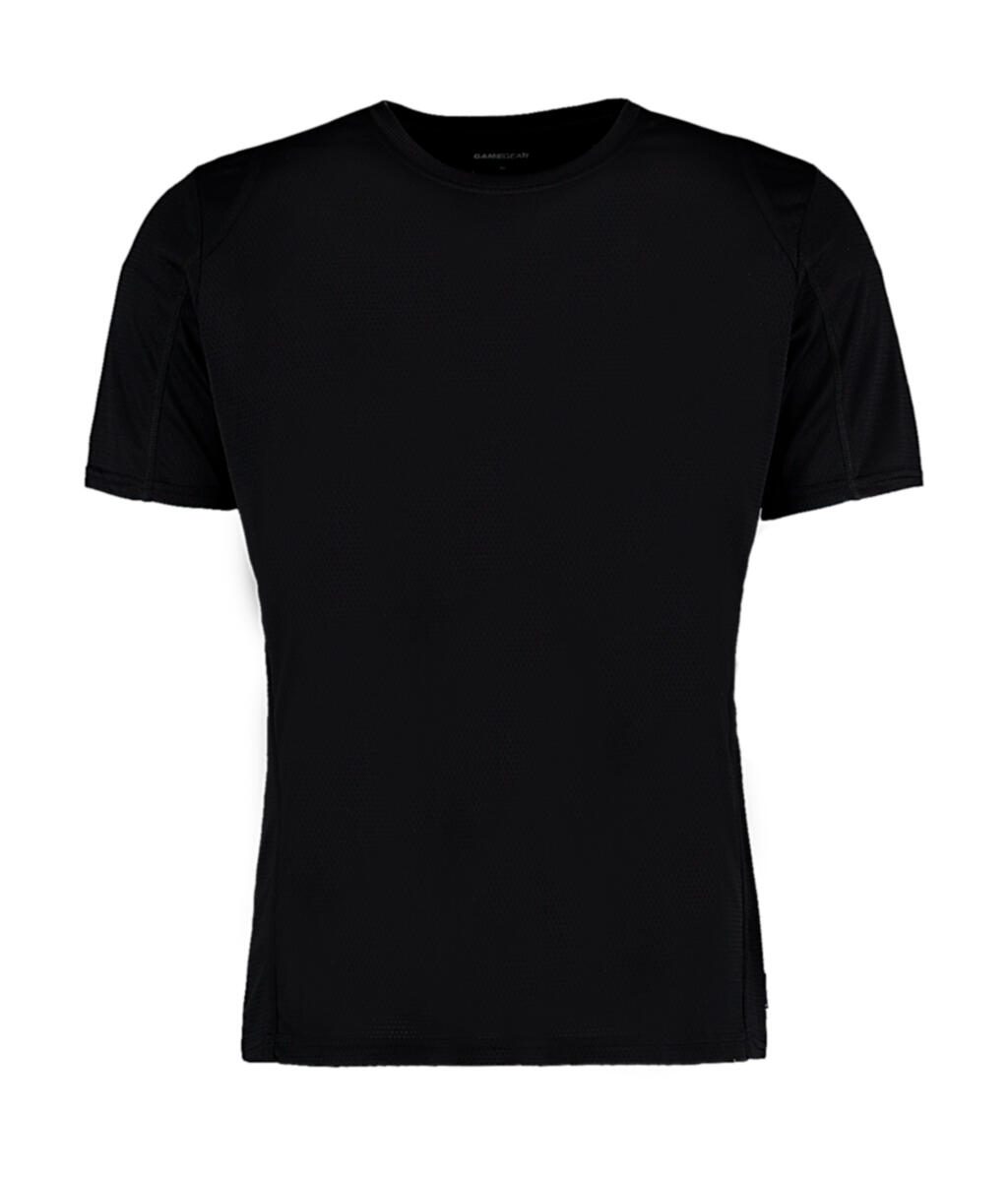 Camiseta Cooltex® com contraste e modelagem regular - 152 - Preto/Preto