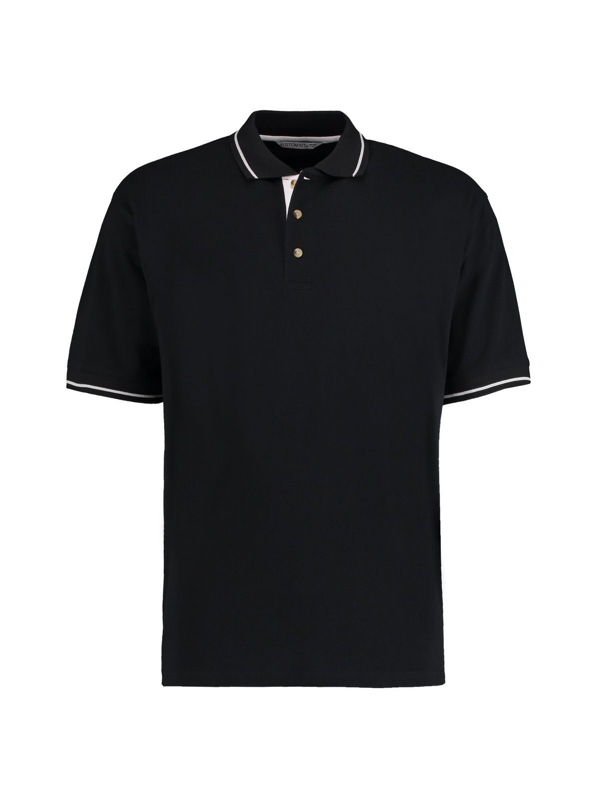 Polo St. Mellion de corte clássico - BCK-WHI - Preto/Branco