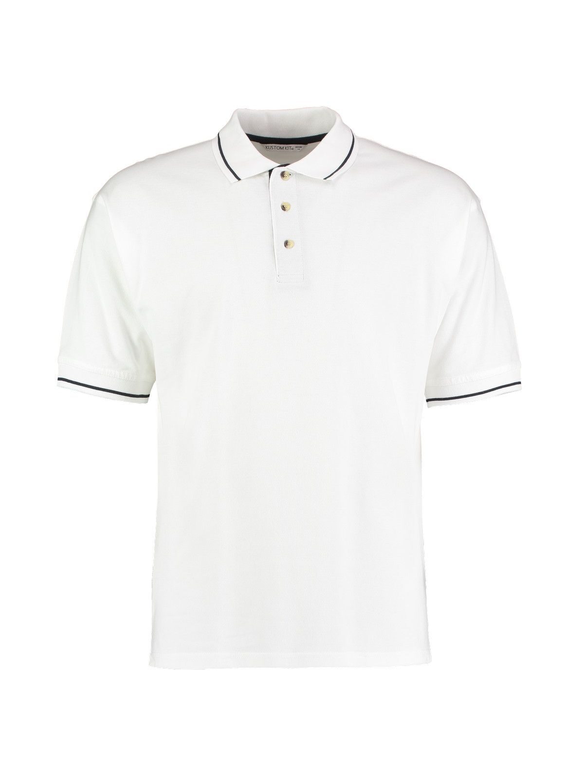 Polo St. Mellion de corte clássico - 052 - WHI-NAV - Branco/Azul Marinho