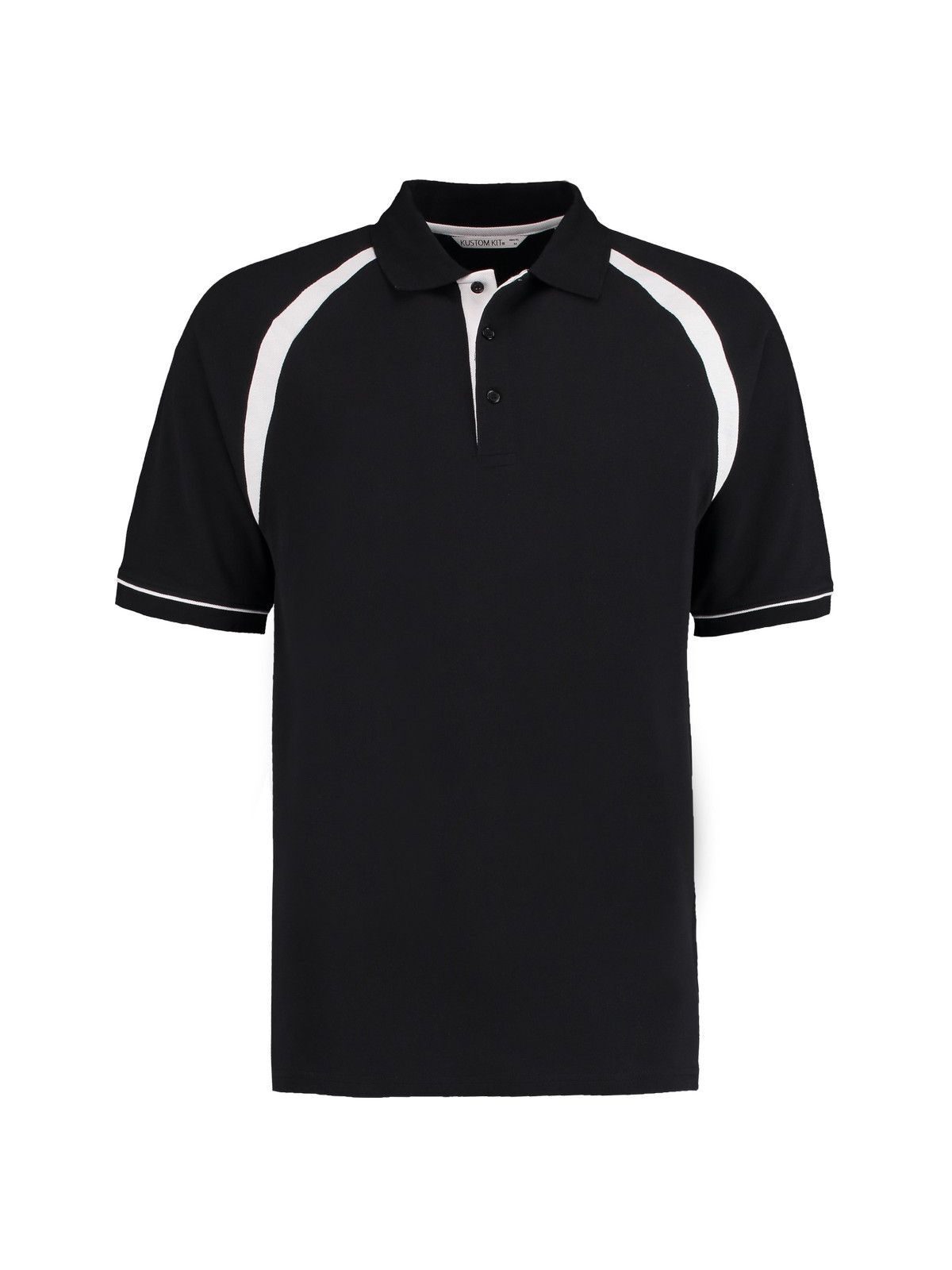 Polo Oak Hill de corte clássico - BCK-WHI - Preto/Branco