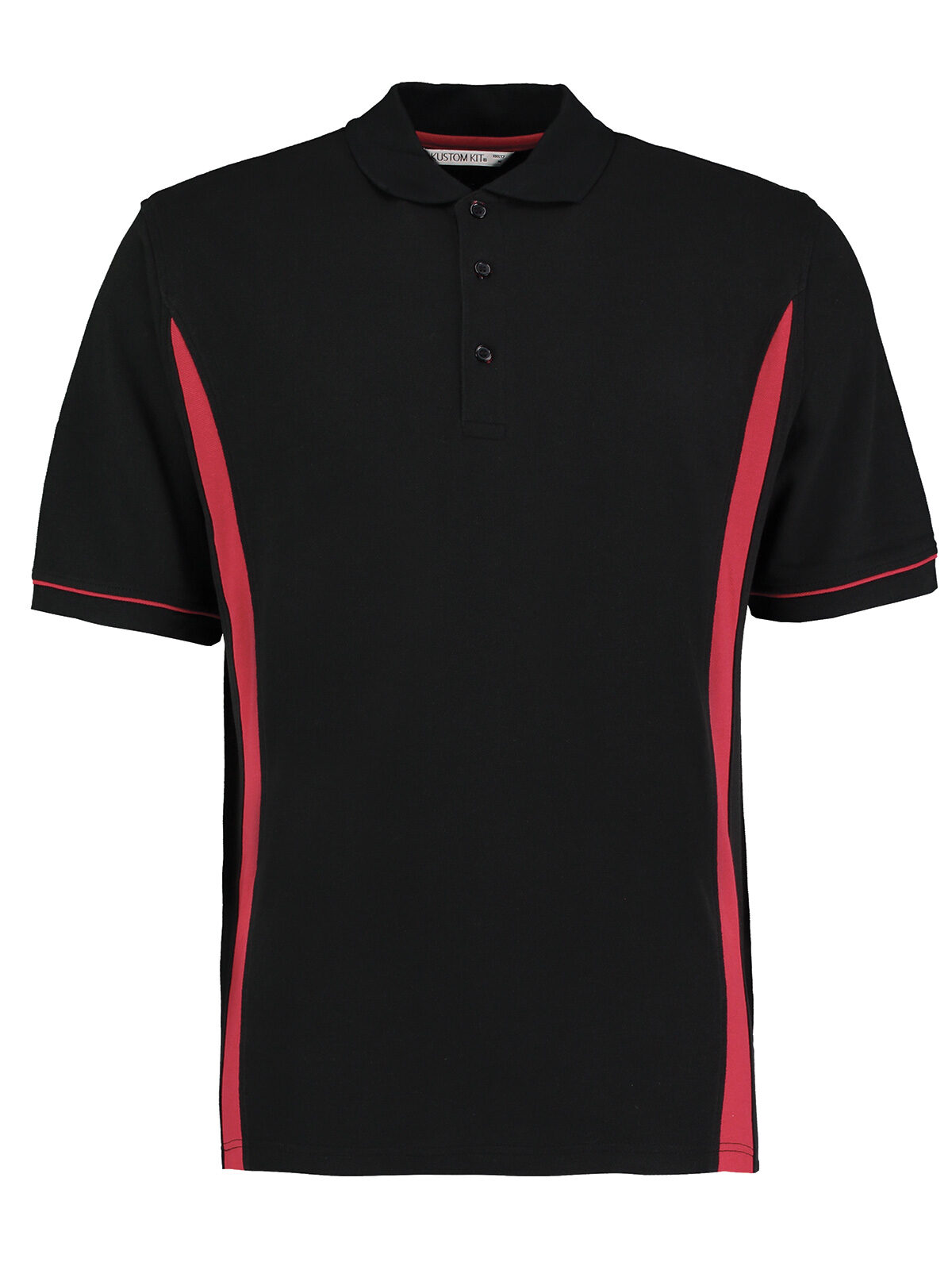 Polo de Scottsdale - Preto/vermelho