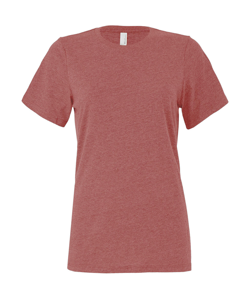Camiseta feminina em malha CVC Relaxed - Heather Mauve