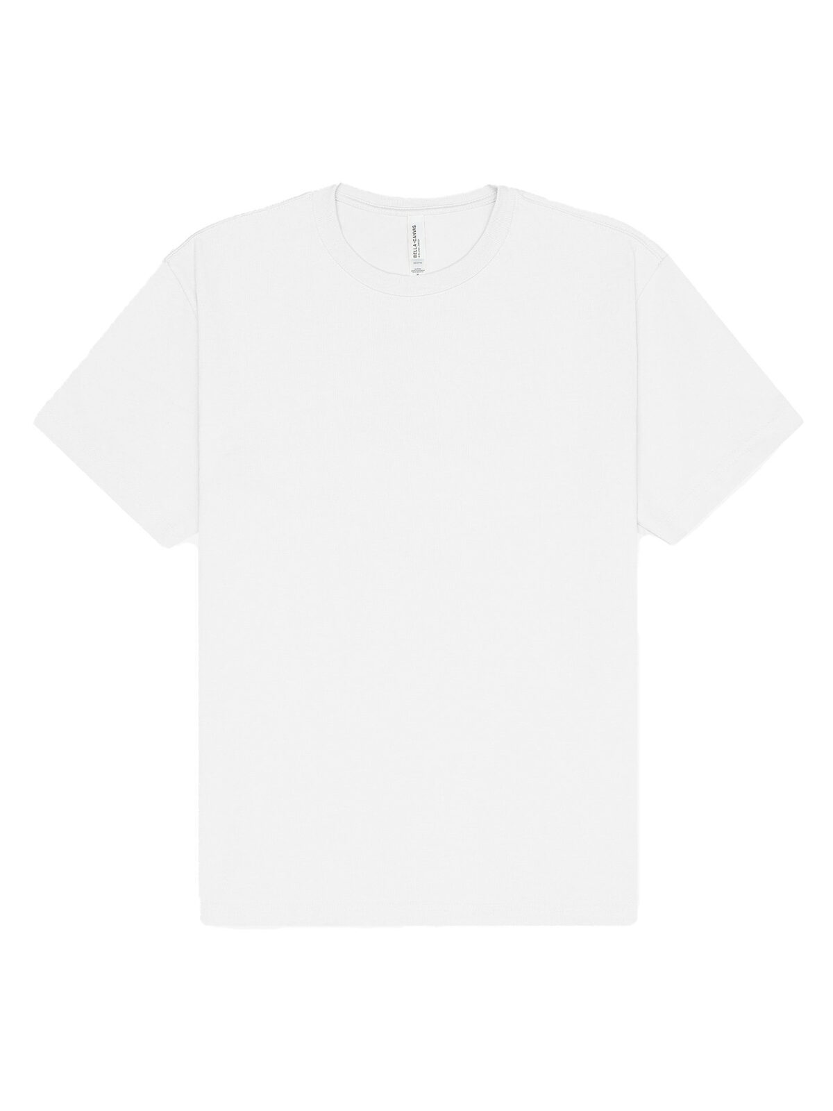 Camiseta unissex de manga curta e tecido pesado - WH - Branco
