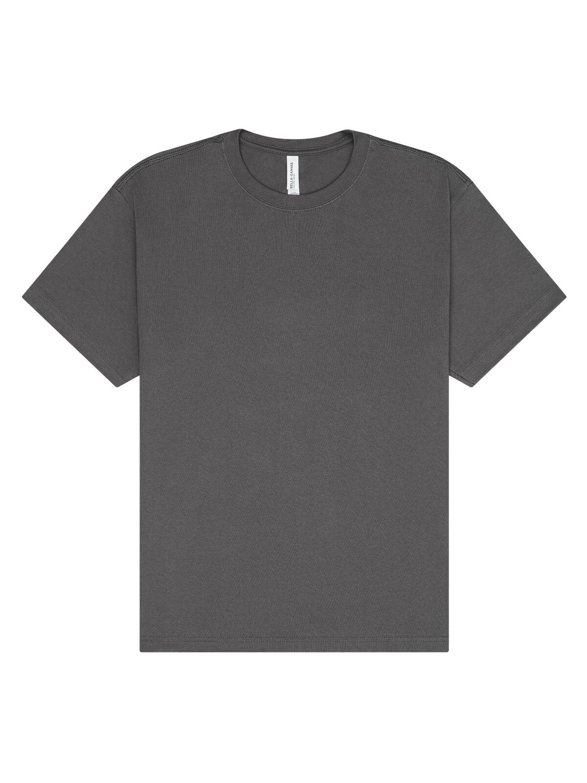 Camiseta unissex de manga curta e tecido pesado - 128 - Asfalto