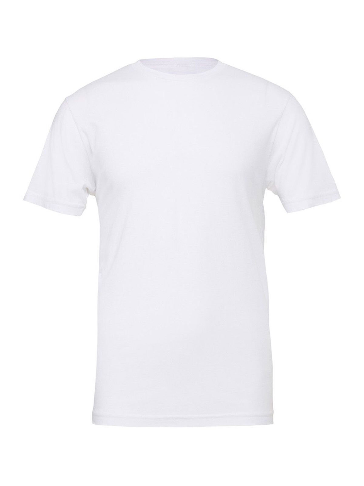 Camiseta unissex de manga curta em malha - WH - Branco