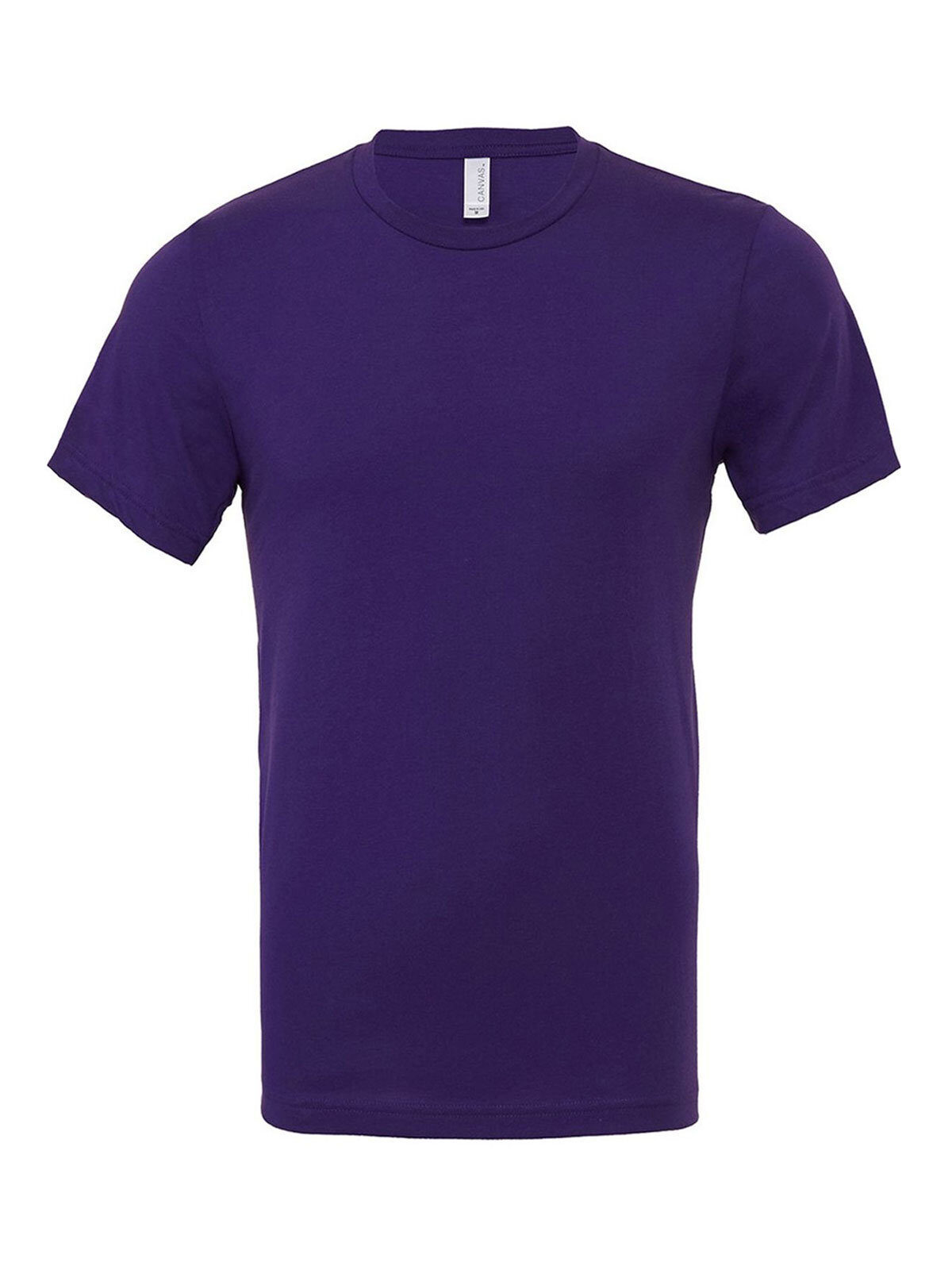 Camiseta unissex de manga curta em malha - 90 - Equipe Roxa