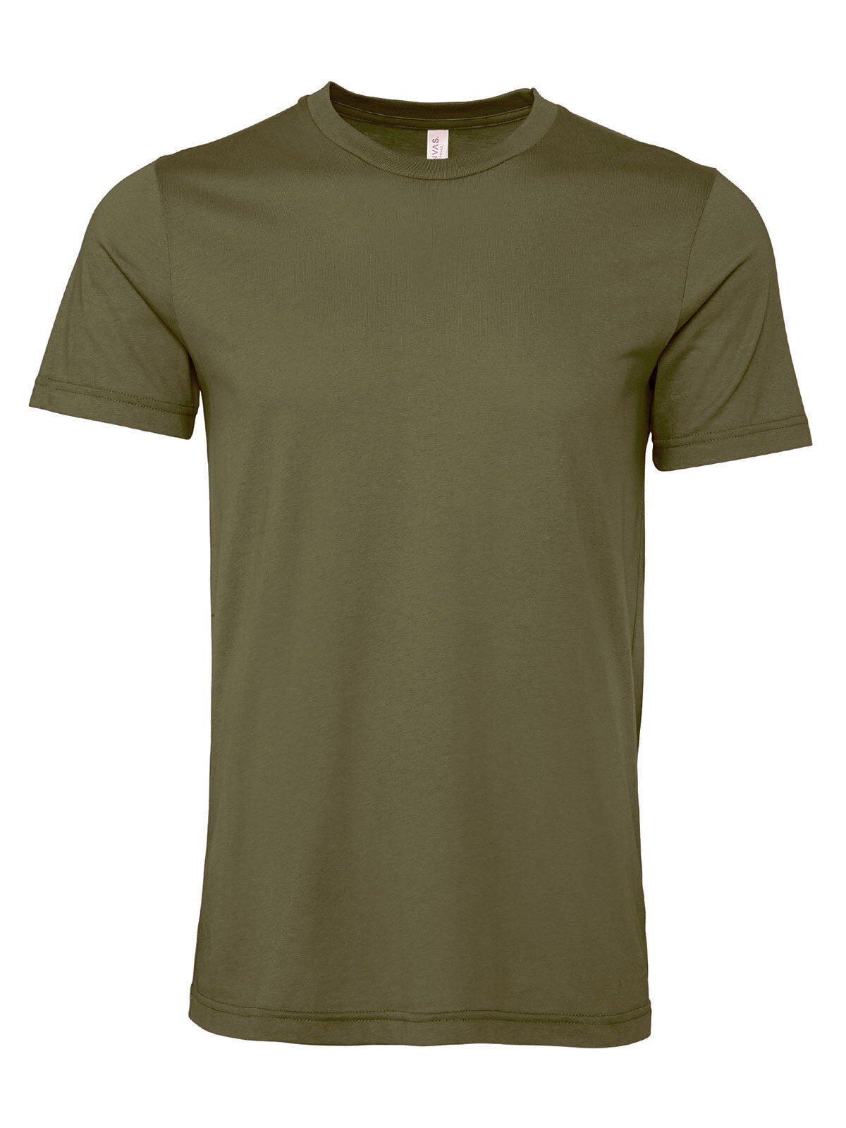 Camiseta unissex de manga curta em malha - 00274 - Verde Militar