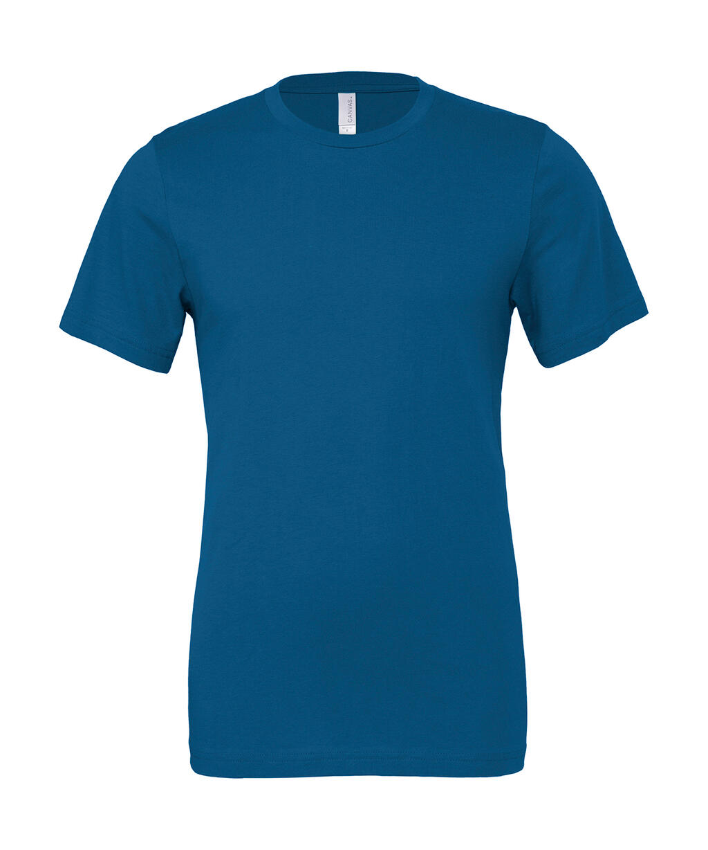 Camiseta unissex de manga curta em malha - 330 - Azul-petróleo escuro