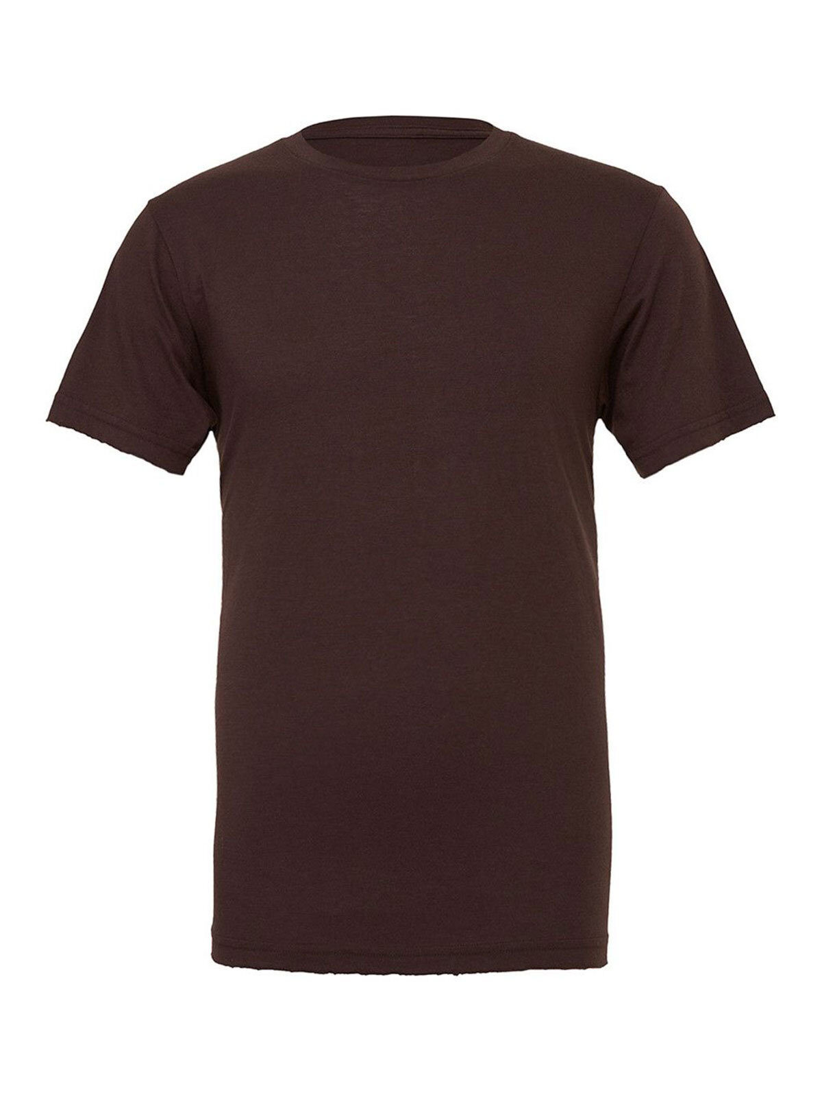 Camiseta unissex de manga curta em malha - 10 - Marrom
