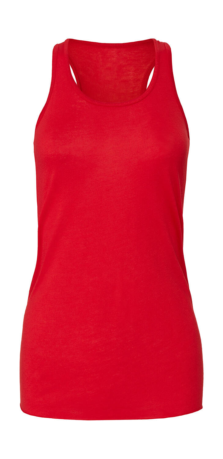 Regata feminina com costas abertas - 2 - Vermelho