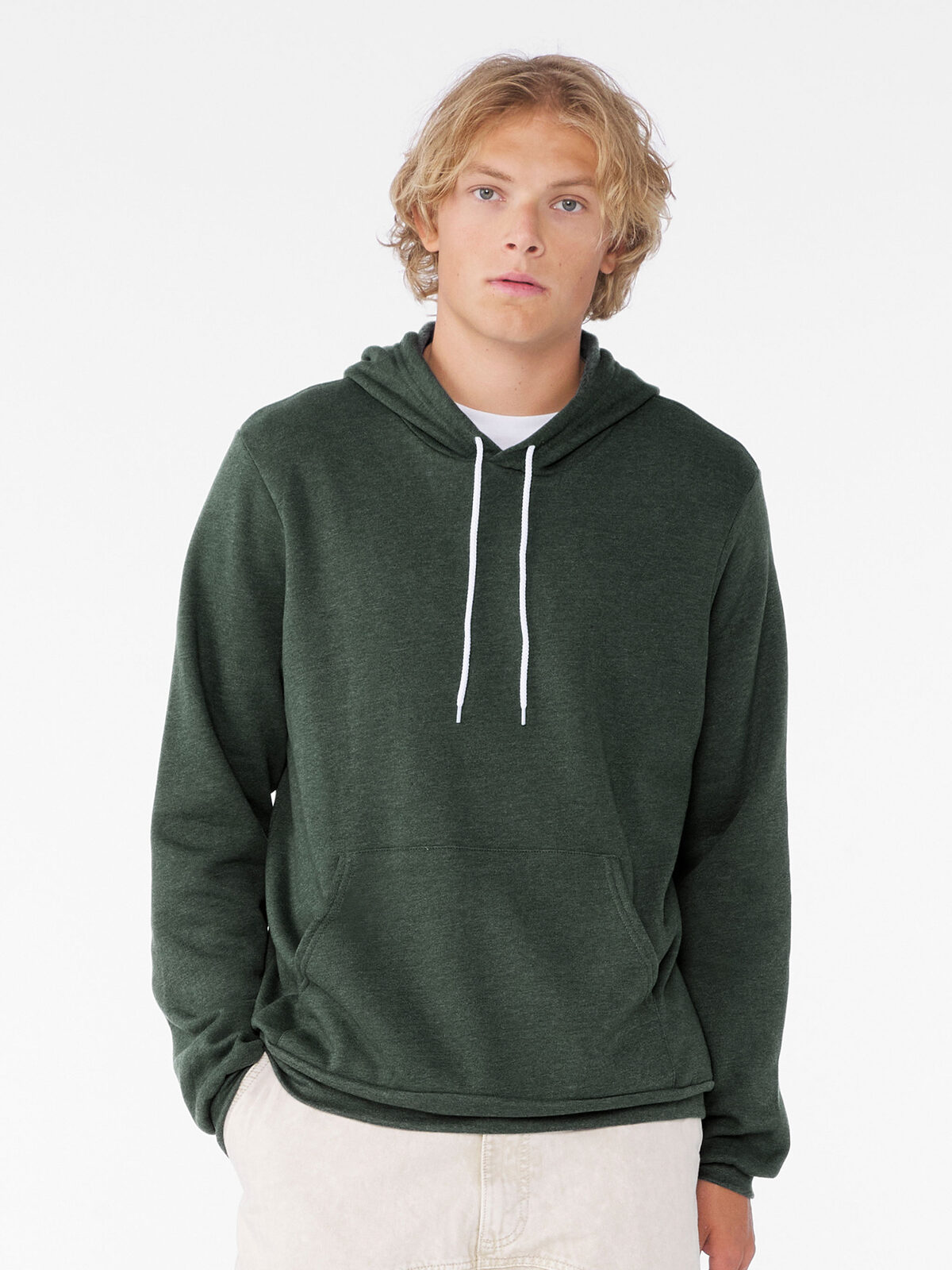 Moletom unissex com capuz em fleece esponjoso