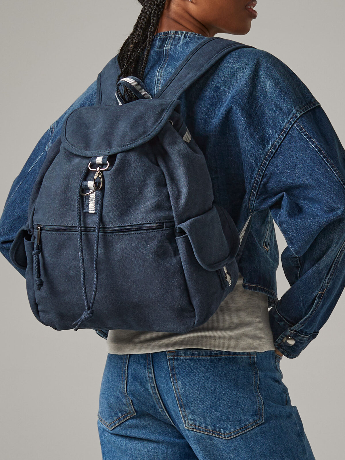 Mochila de lona vintage