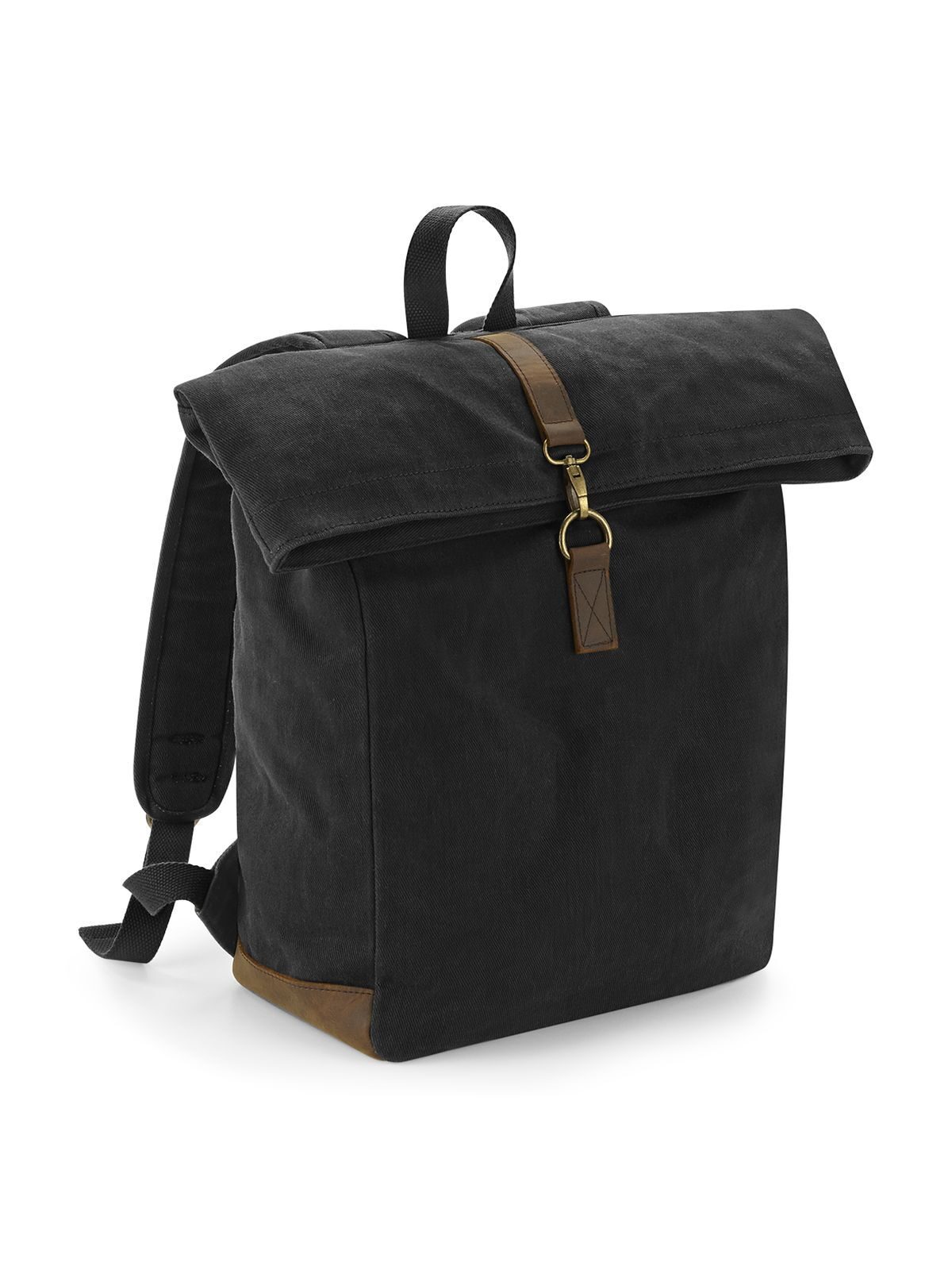 Mochila Heritage em lona encerada - BLKL - Preto