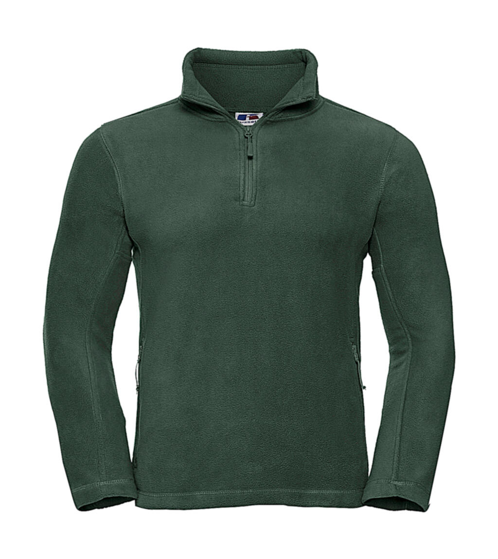 Fleece para atividades ao ar livre com zíper até o peito - 38 - Verde Garrafa