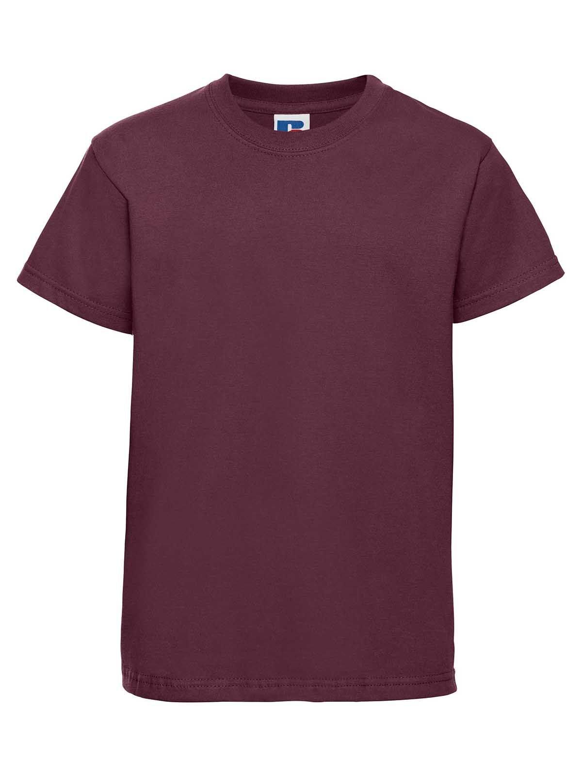 Camiseta infantil clássica - BUR - Borgonha