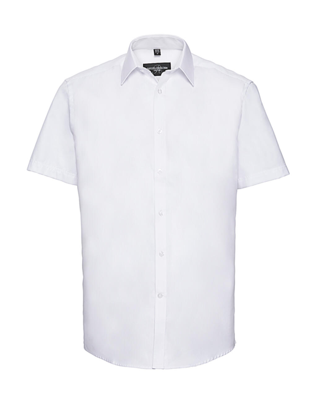 Camisa masculina de manga comprida com estampa espinha de peixe. - 000 - Branco