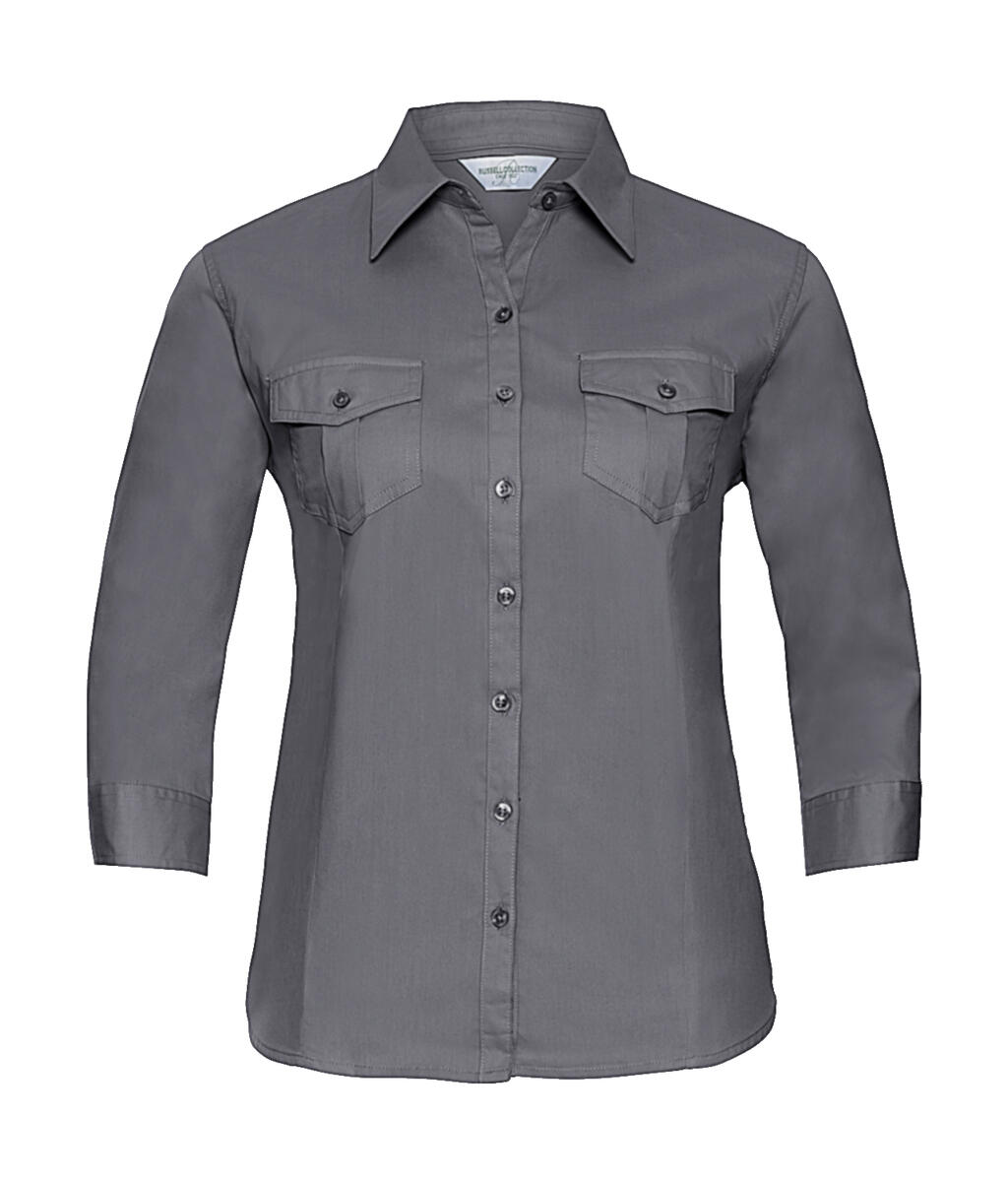 Camisa feminina de manga 3/4 com punho - XW - Zinco