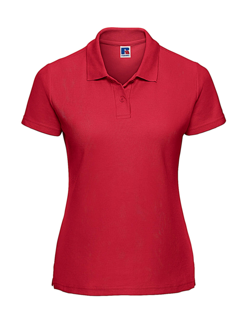 Polo feminino clássico em algodão e poliéster - 401 - Vermelho clássico