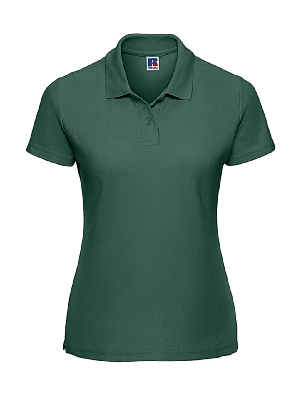 Polo feminino clássico em algodão e poliéster - 540 - Verde Garrafa