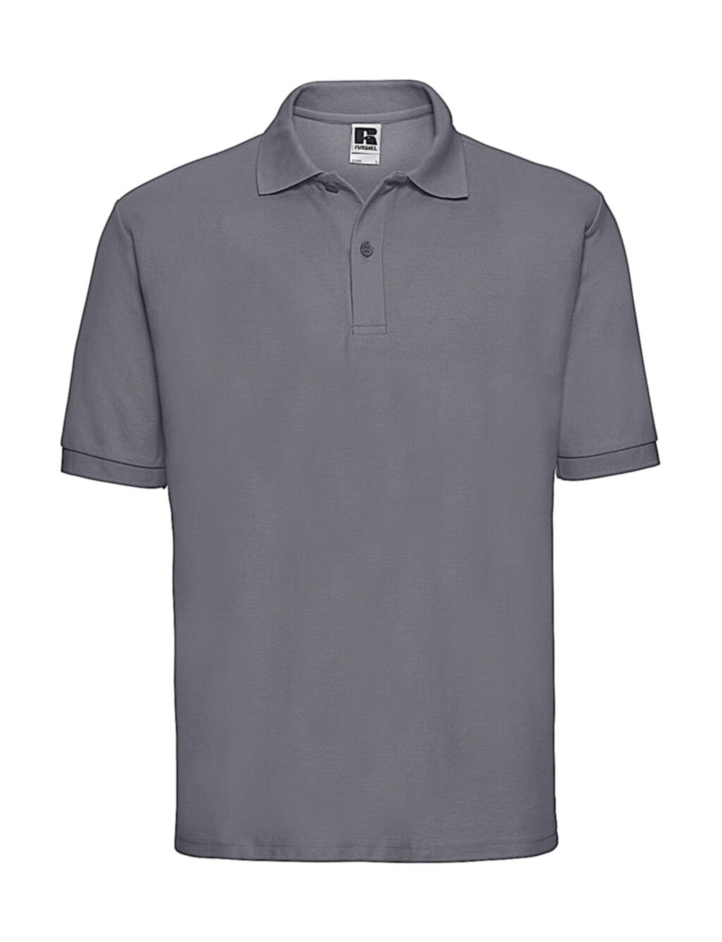 Polo masculina clássica em algodão e poliéster - 127 - Convoy Grey