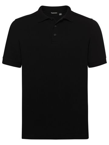 Camisa polo masculina de alfaiataria com elastano - 36 - Preto