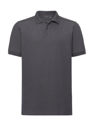 Camisa polo masculina de alfaiataria com elastano - CG - Convoy Grey