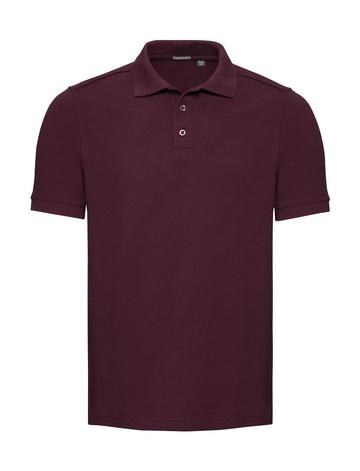Camisa polo masculina de alfaiataria com elastano - BUR - Borgonha