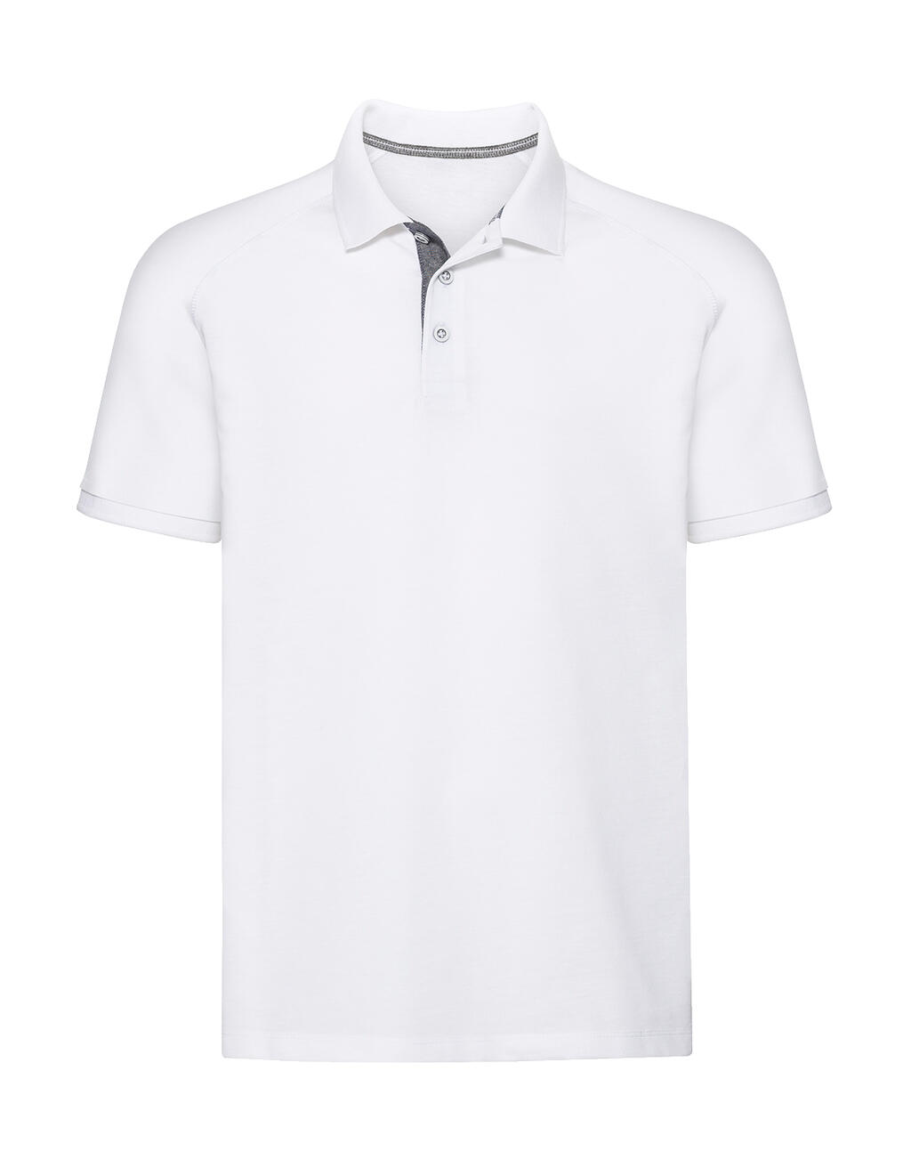 Camisa Polo Raglan Masculina Jersey HD - 30 - Branco