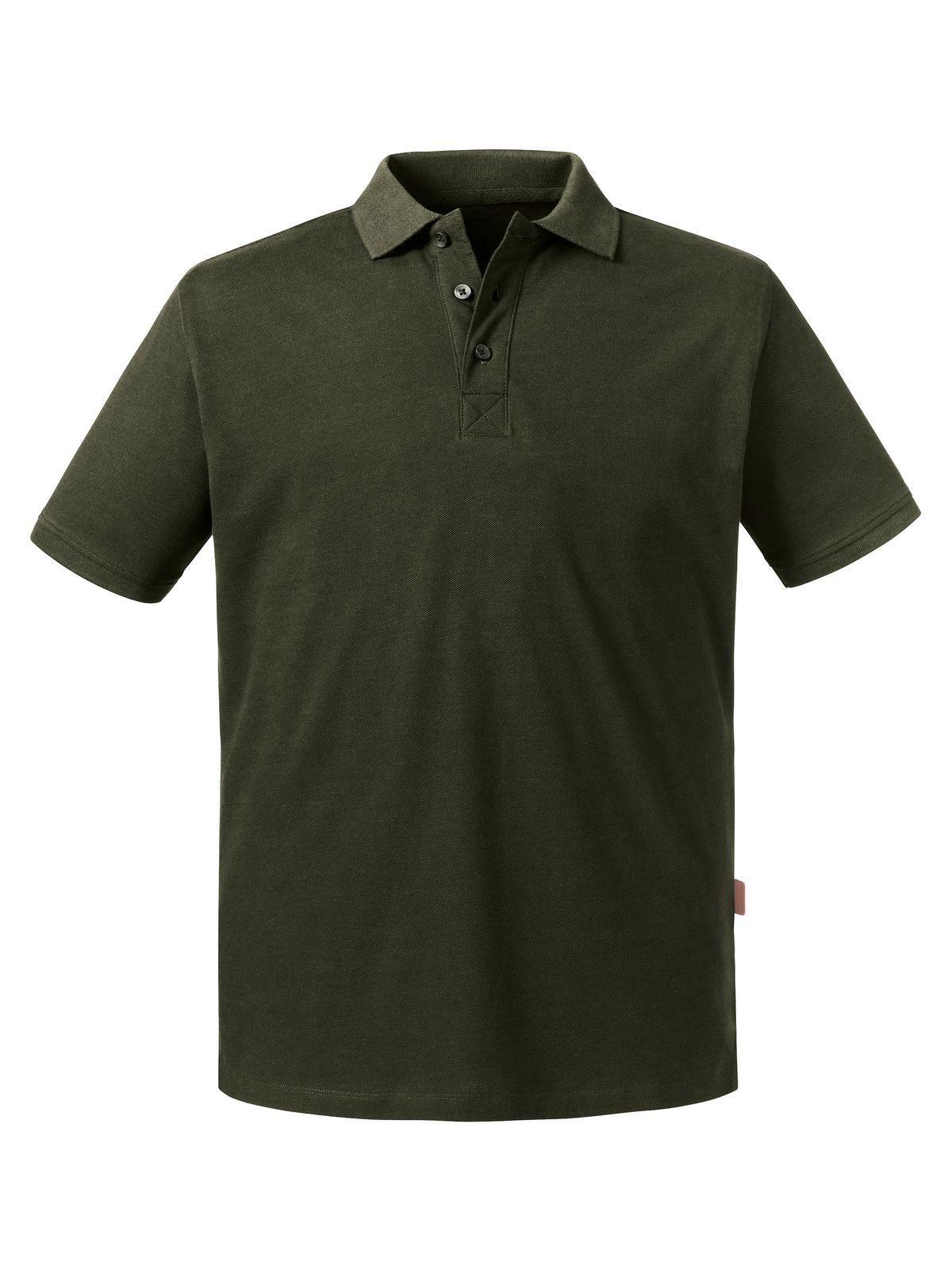 Polo masculino Pure Organic - DO - Verde Oliva Escuro