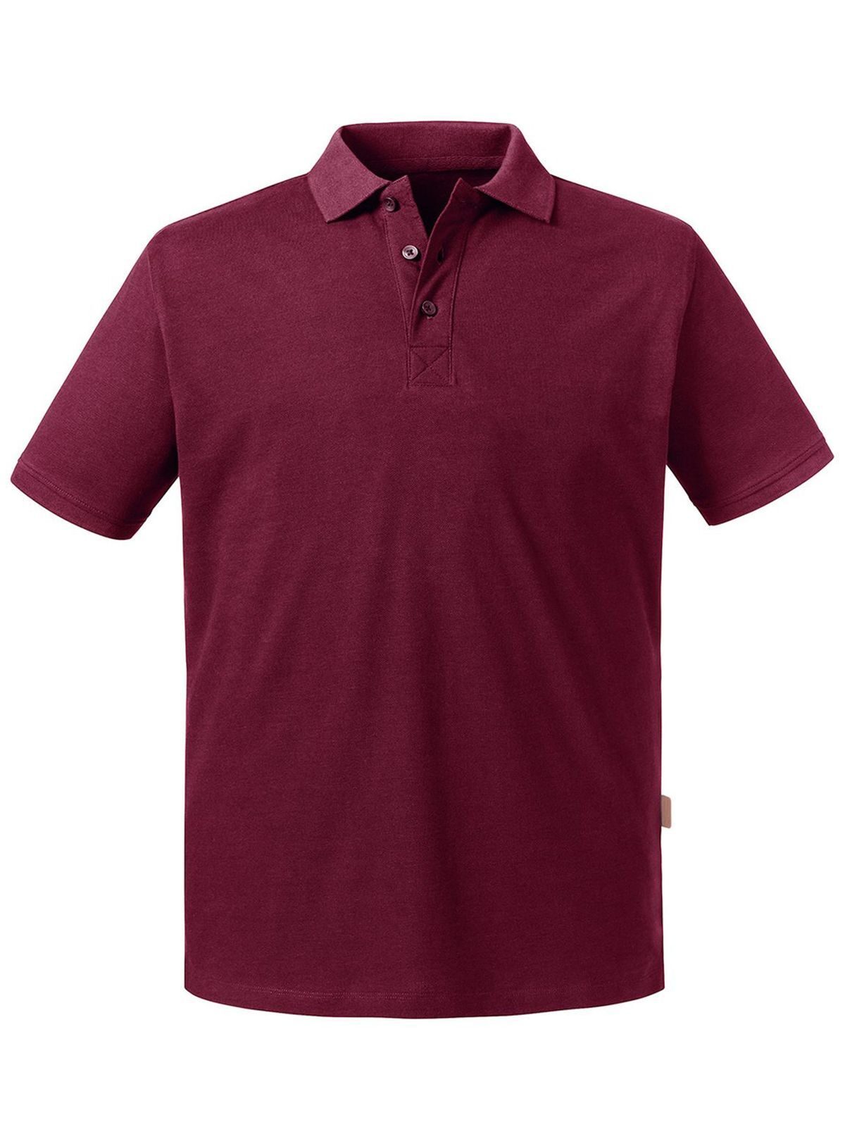 Polo masculino Pure Organic - BUR - Borgonha