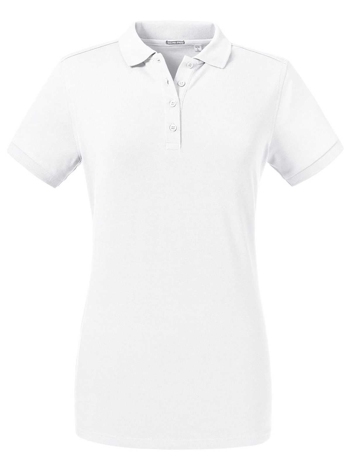 Polo feminino de alfaiataria com elastano - 30 - Branco