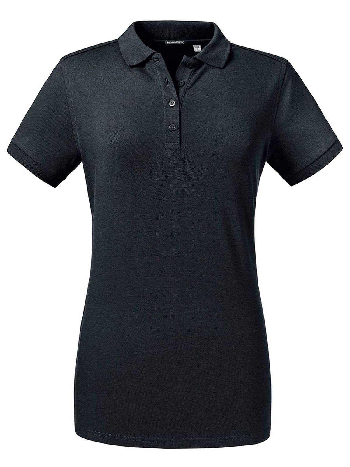 Polo feminino de alfaiataria com elastano - 36 - Preto
