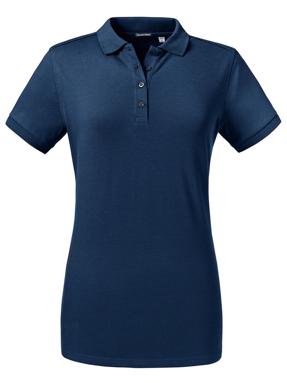 Polo feminino de alfaiataria com elastano - FN - Marinha Francesa