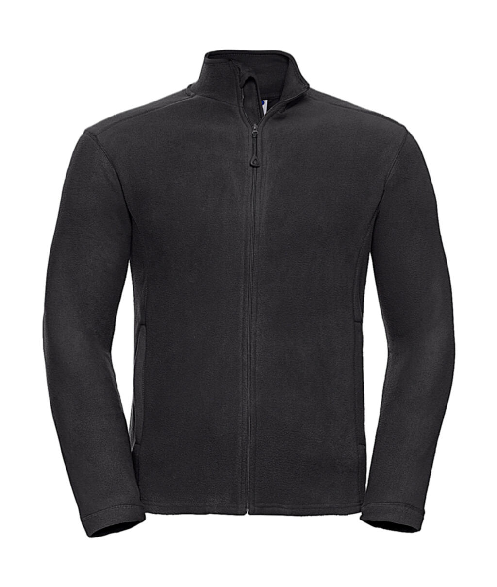 Casaco masculino de microfibra com zíper frontal. - 36 - Preto