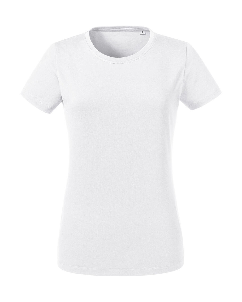 Camiseta feminina de tecido orgânico puro e pesado - 000 - Branco