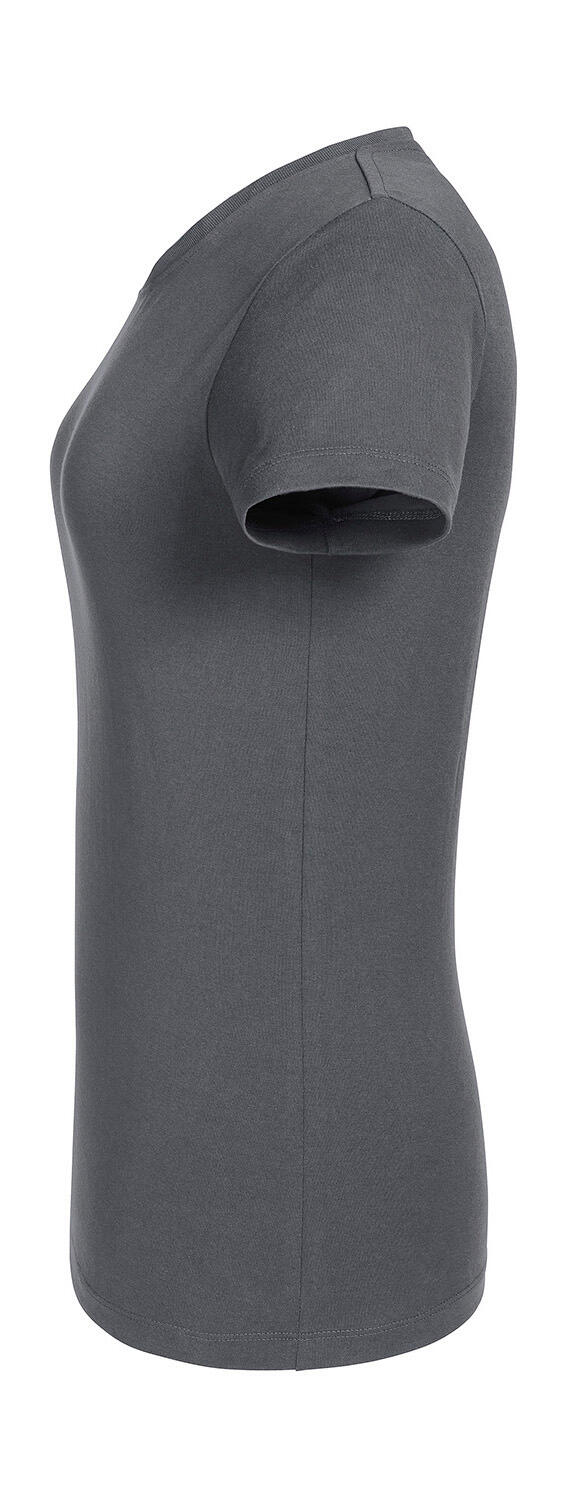Camiseta feminina de tecido orgânico puro e pesado