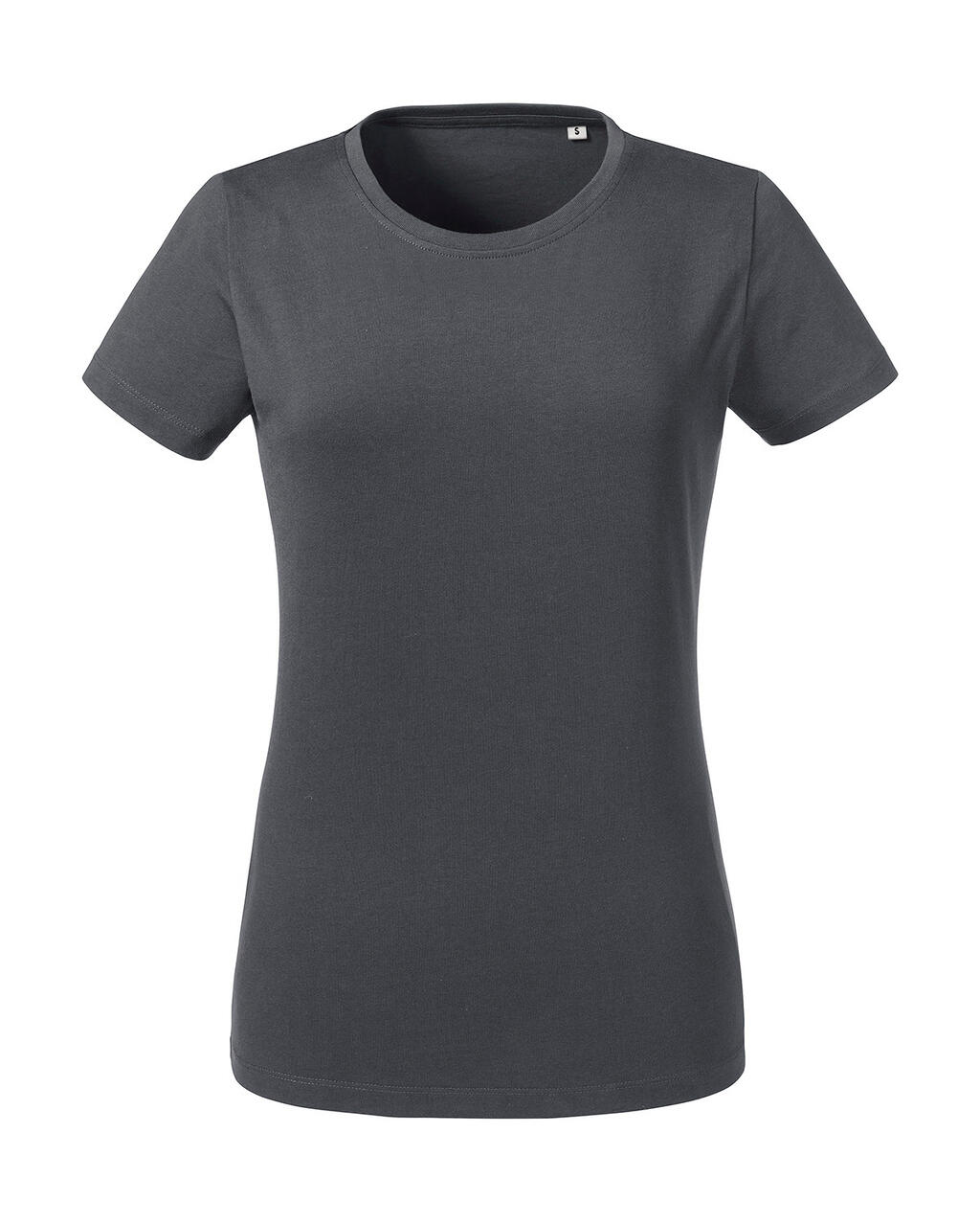 Camiseta feminina de tecido orgânico puro e pesado - 127 - Convoy Grey