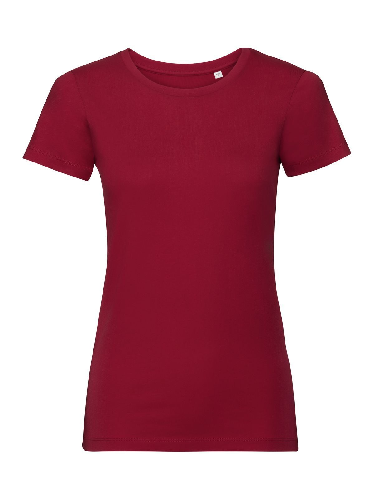 Camiseta feminina Pure Organic - CR - Vermelho clássico