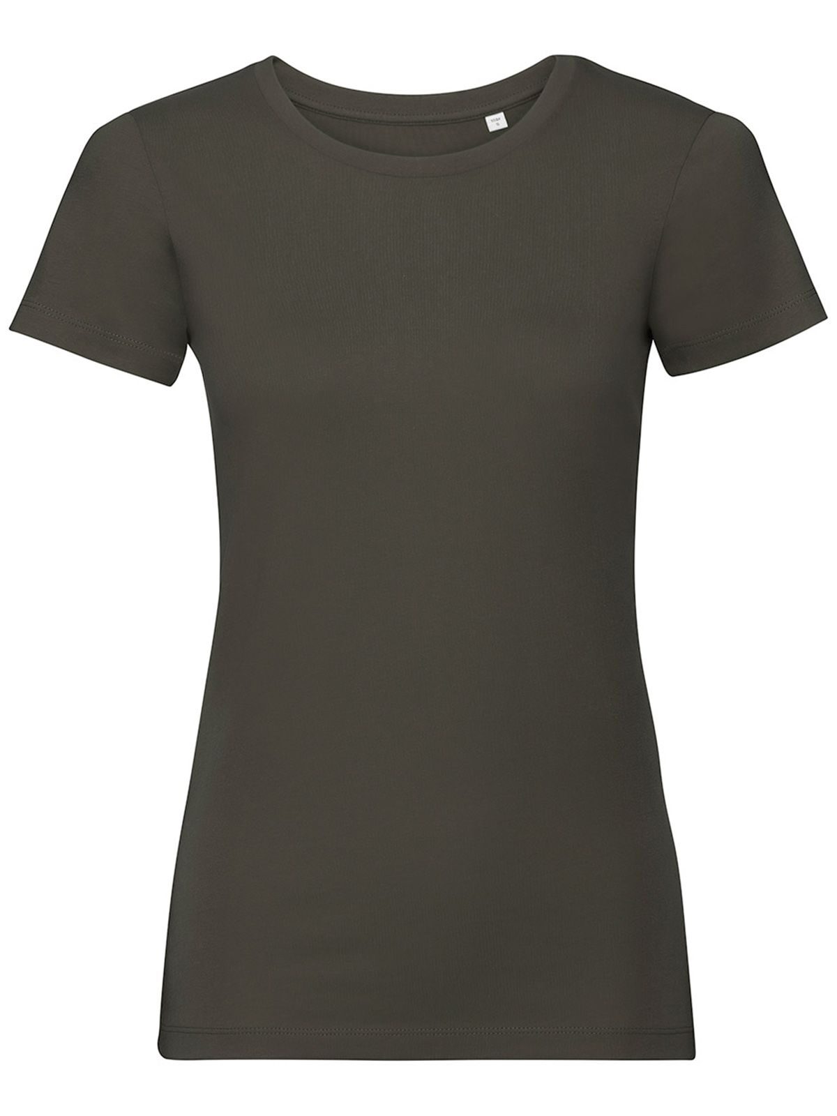 Camiseta feminina Pure Organic - DO - Verde Oliva Escuro